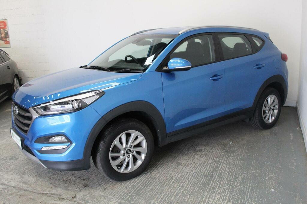 Hyundai Tucson Suv 1.6 Gdi Blue Drive Se Nav Euro 6 Ss 20 PY67AUA Blue #4