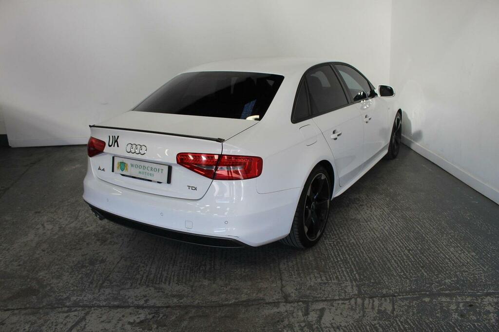 Audi A4 Saloon 2.0 Tdi Black Edition Multitronic Euro 5 S White #6