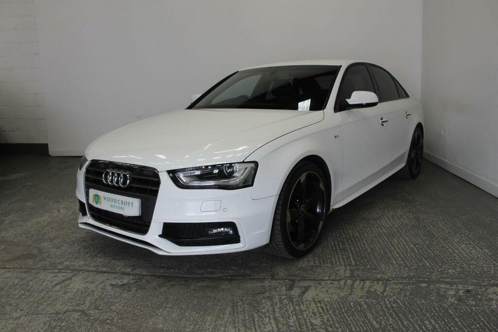 Audi A4 Saloon 2.0 Tdi Black Edition Multitronic Euro 5 S White #2