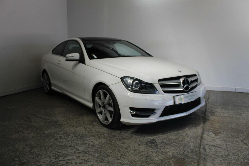 Mercedes-Benz C Class Coupe 2.1 C220 Cdi Amg Sport Edition G-tronic Eur White