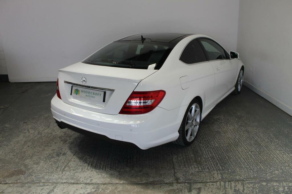 Mercedes-Benz C Class Coupe 2.1 C220 Cdi Amg Sport Edition G-tronic Eur BG64YZC White #6