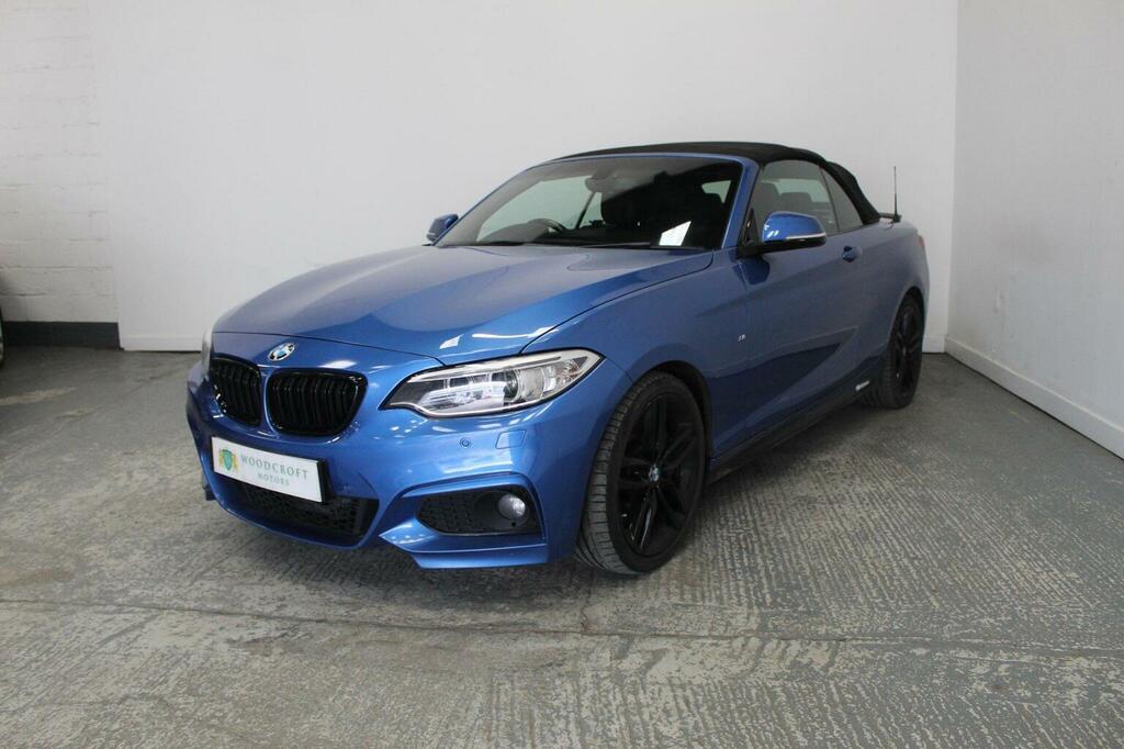 BMW 2 Series Convertible 2.0 218D M Sport Euro 6 Ss 201 Blue #2