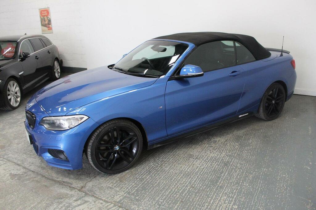 BMW 2 Series Convertible 2.0 218D M Sport Euro 6 Ss 201 Blue #4
