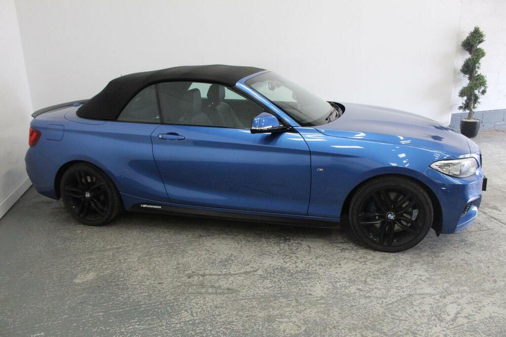 BMW 2 Series Convertible 2.0 218D M Sport Euro 6 Ss 201 Blue #3