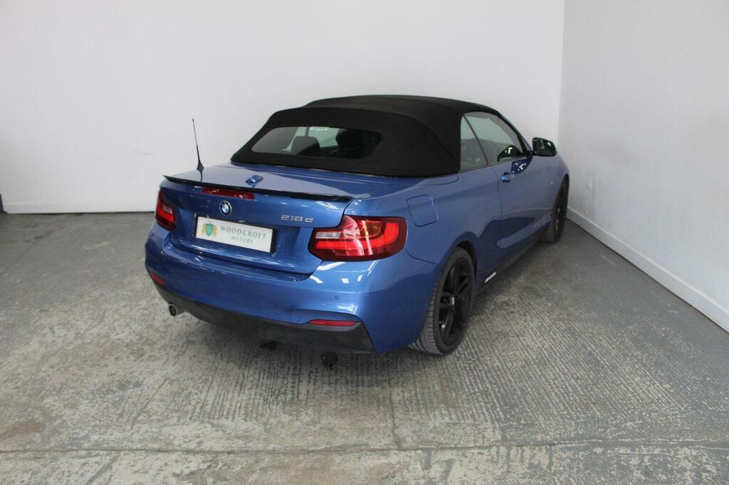 BMW 2 Series Convertible 2.0 218D M Sport Euro 6 Ss 201 Blue #6