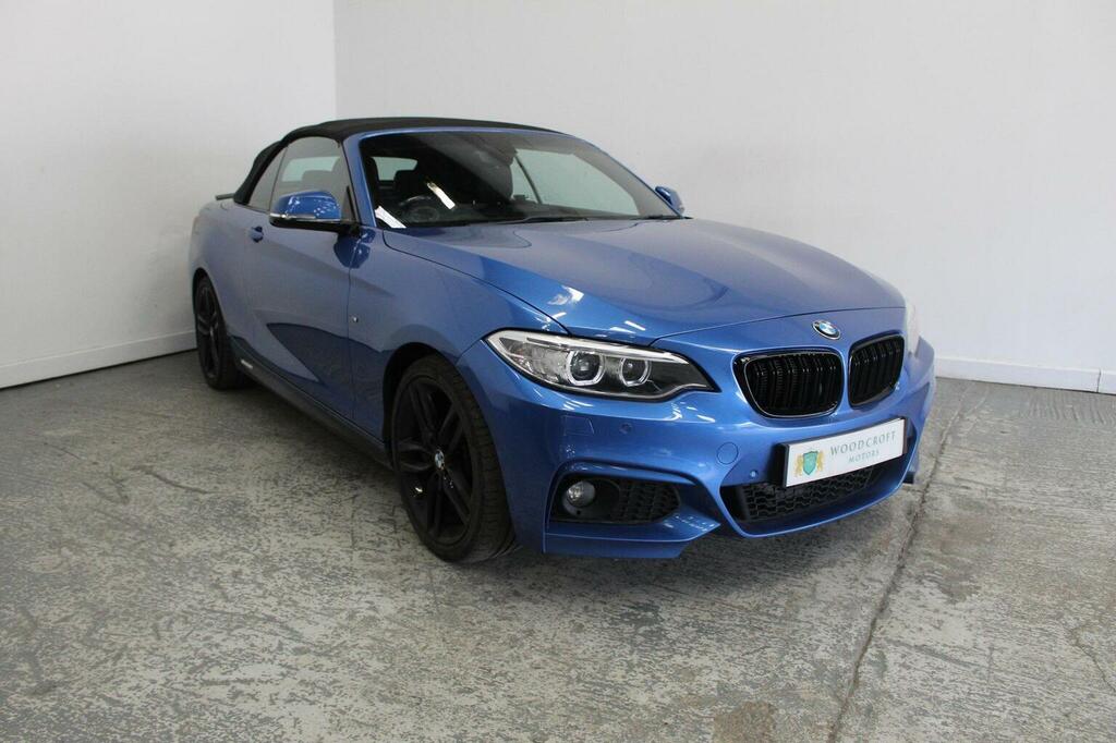 BMW 2 Series Convertible 2.0 218D M Sport Euro 6 Ss 201 Blue