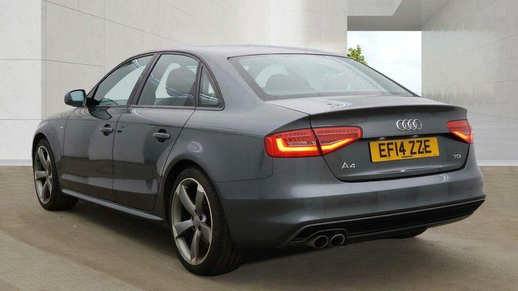 Audi A4 Saloon 2.0 Tdi Black Edition Euro 5 Ss 201 EF14ZZE Grey #3