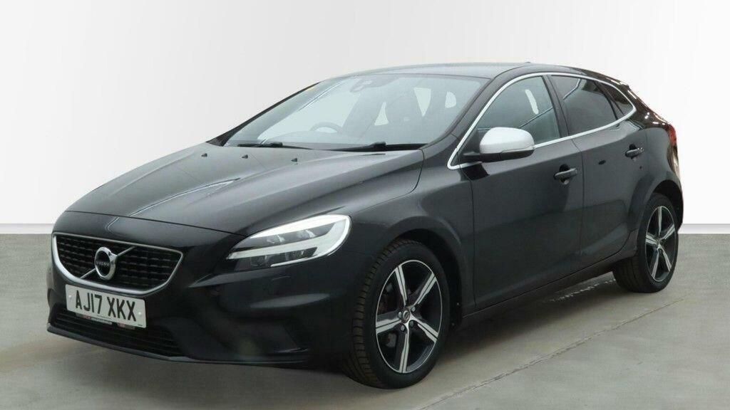 Volvo V40 Hatchback 2.0 D2 R-design Nav Plus Euro 6 Ss AJ17XKX Black #2