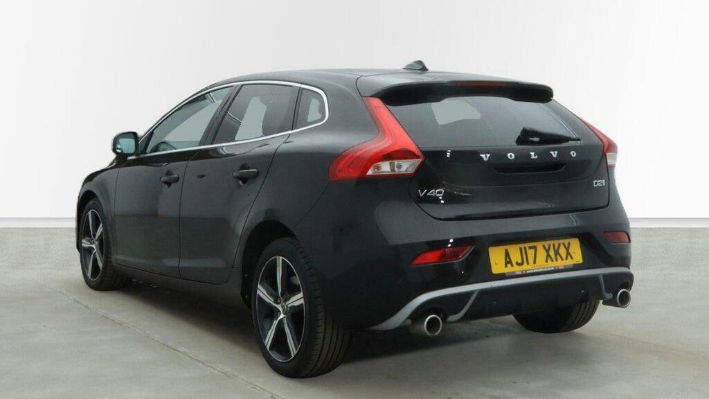 Volvo V40 Hatchback 2.0 D2 R-design Nav Plus Euro 6 Ss AJ17XKX Black #4