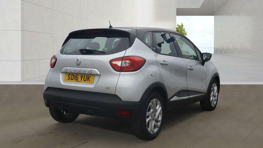 Renault Captur Suv 1.5 Dci Energy Dynamique Nav Euro 6 Ss SD16YUK Silver #4