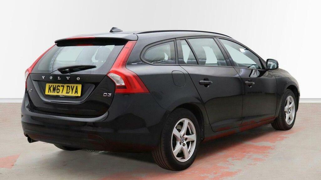 Volvo V60 Estate 2.0 D3 Business Edition Lux Euro 6 Ss KW67DYA Black #4