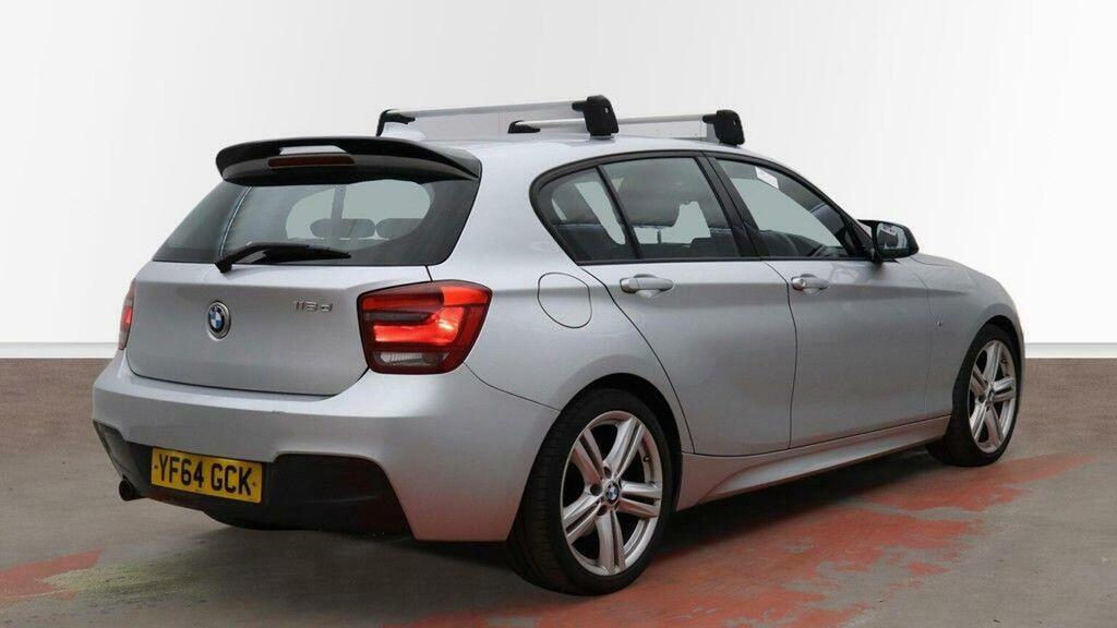 BMW 1 Series Hatchback 2.0 116D M Sport Euro 5 Ss 2014 YF64GCK Silver #4