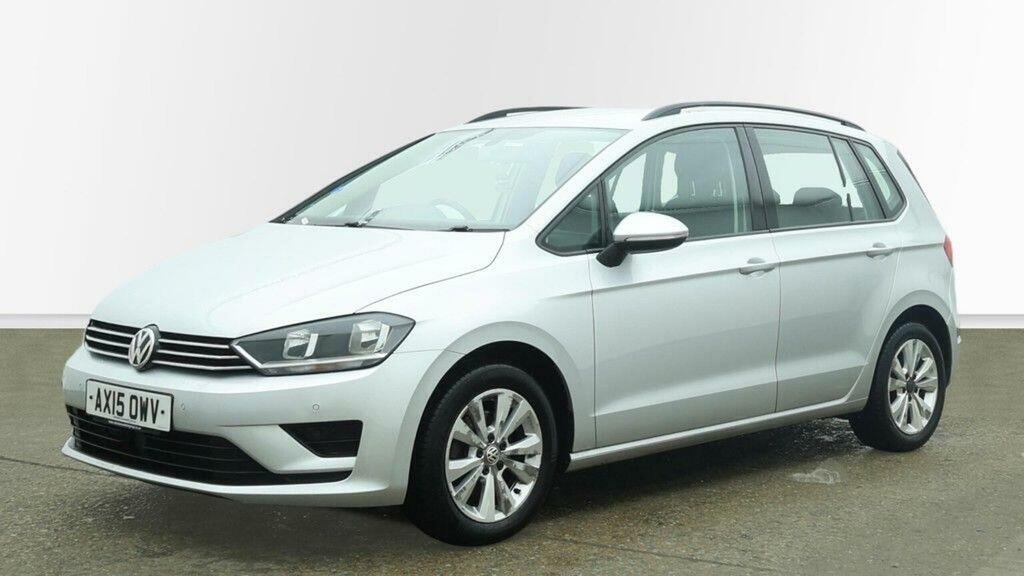 Volkswagen Golf SV Mpv 1.6 Tdi Bluemotion Tech Se Euro 6 Ss 2 AX15OWV Silver #2