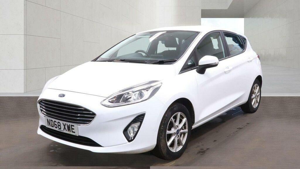 Ford Fiesta Hatchback 1.1 Ti-vct Zetec Euro 6 Ss 2018 ND68XWE White #2