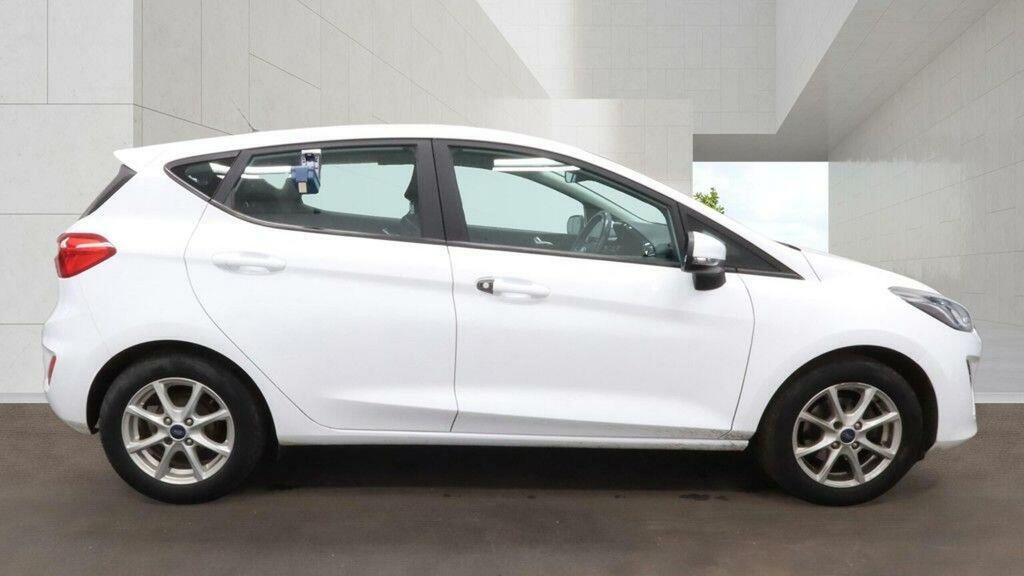 Ford Fiesta Hatchback 1.1 Ti-vct Zetec Euro 6 Ss 2018 ND68XWE White #5