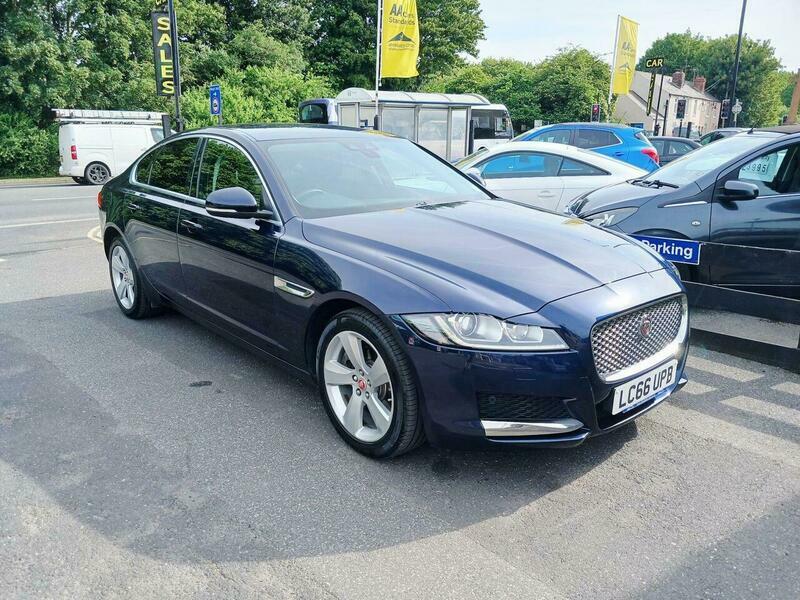 Jaguar XF 2.0D Portfolio Euro LC66UPB Blue #4