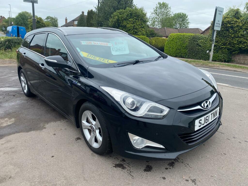 Hyundai I40 1.7 Crdi Blue Drive Style Estate 35 Road Tax S Black #2
