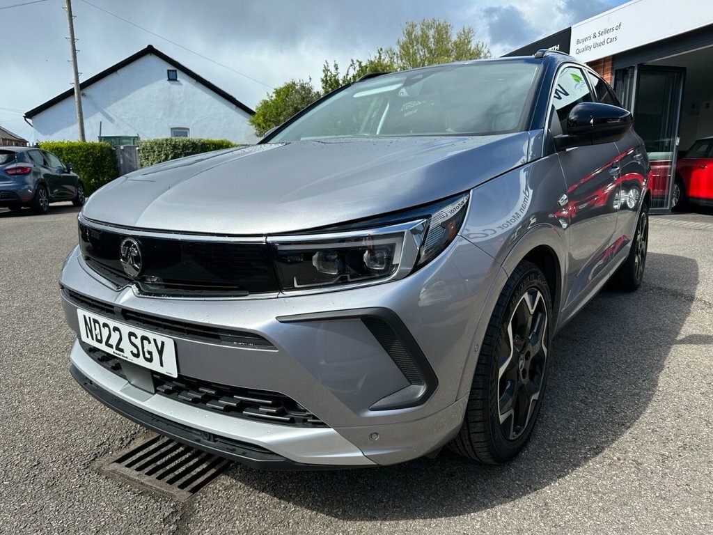 Vauxhall Grandland 2022 1.2 Turbo Elite Suv Euro 6 ND22SGY Grey #3