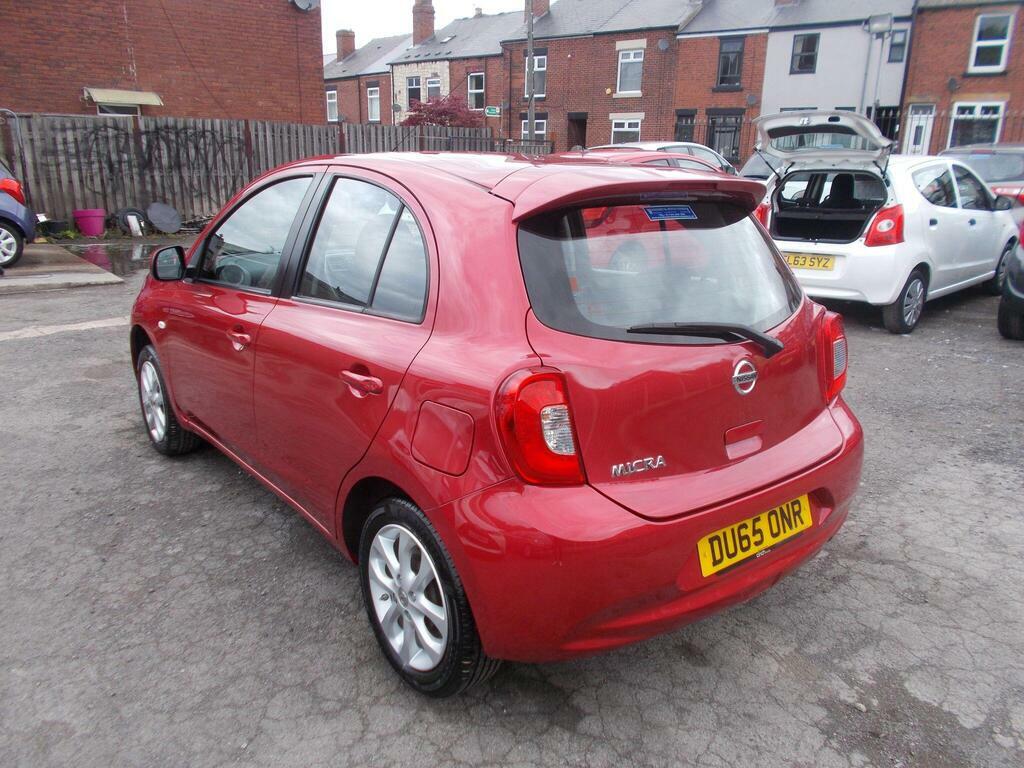 Nissan Micra 1.2 Acenta Euro 5 Red #4