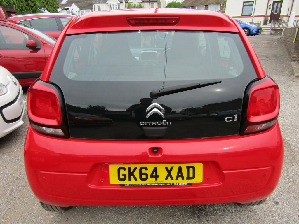 Citroen C1 1.0 Vti Feel One Former Keeper Only 85 000 Miles S GK64XAD Red #5