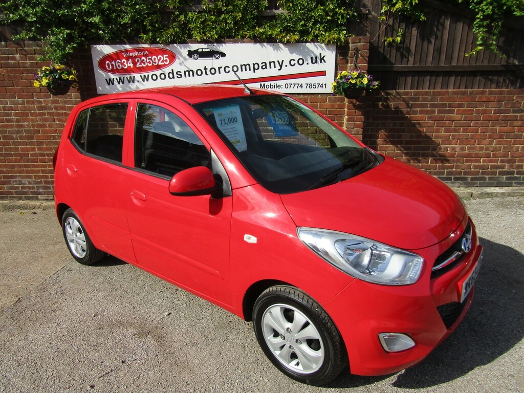 Hyundai I10 1.2 Active 2 Former Keepers Only 71 000 Miles Fsh Red