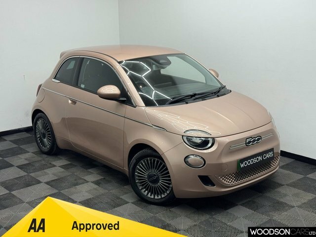 Fiat 500E 2022 42Kwh Icon Hatchback 118 P Gold