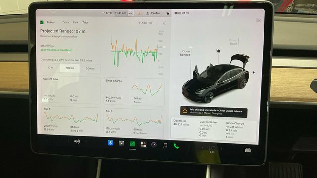 Tesla Model 3 2020 Dual Motor Long Range Saloon A LG20YPO Black #5