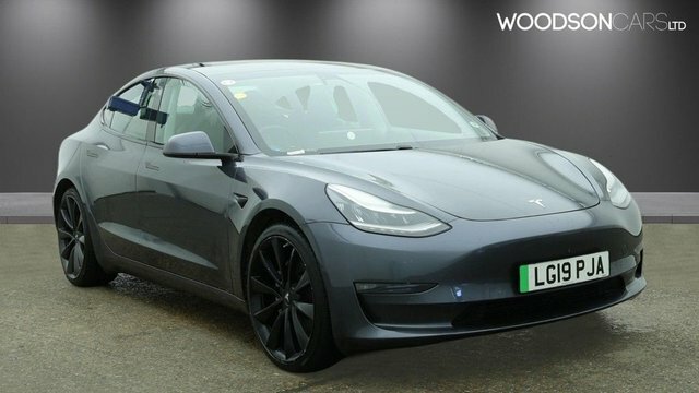 Tesla Model 3 2019 Dual Motor Long Range Saloon A Grey