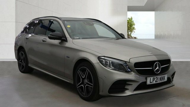 Mercedes-Benz C Class 2021 2.0 C300de 13.5Kwh Amg Line Night Edition Pr Silver