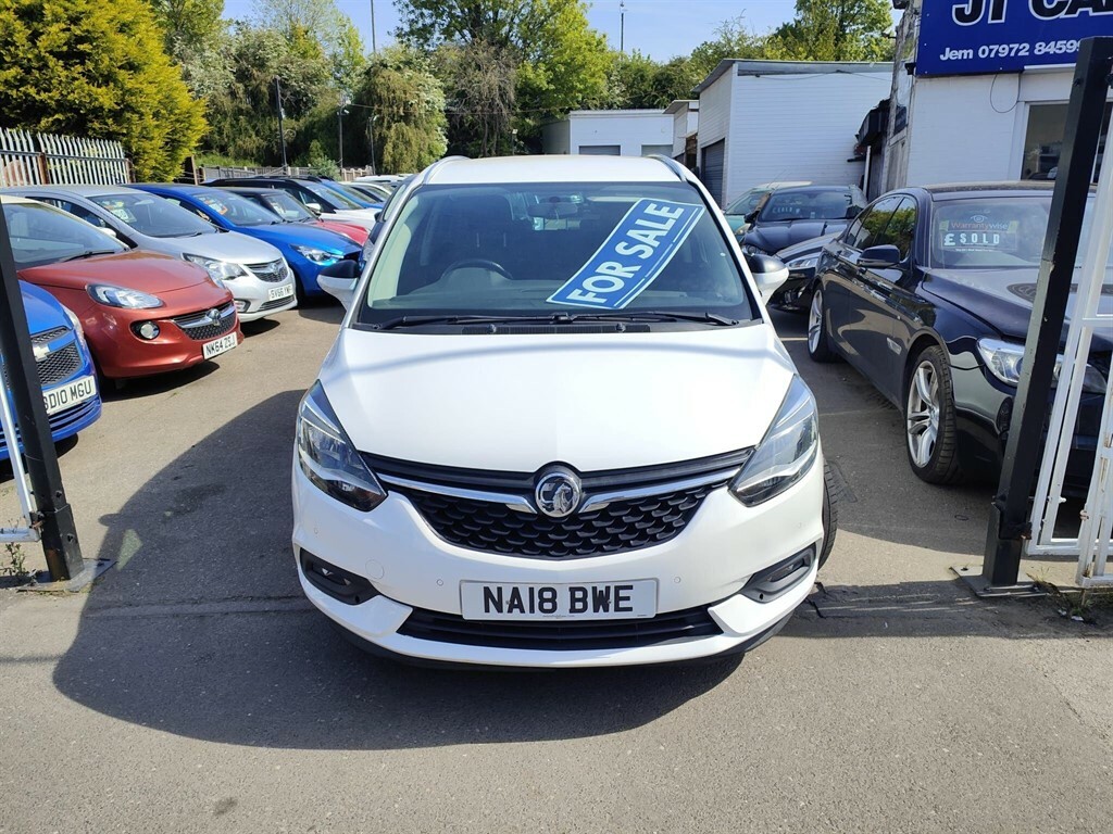 Vauxhall Zafira Tourer 1.4I Turbo Sri Nav Euro 6 NA18BWE White #2