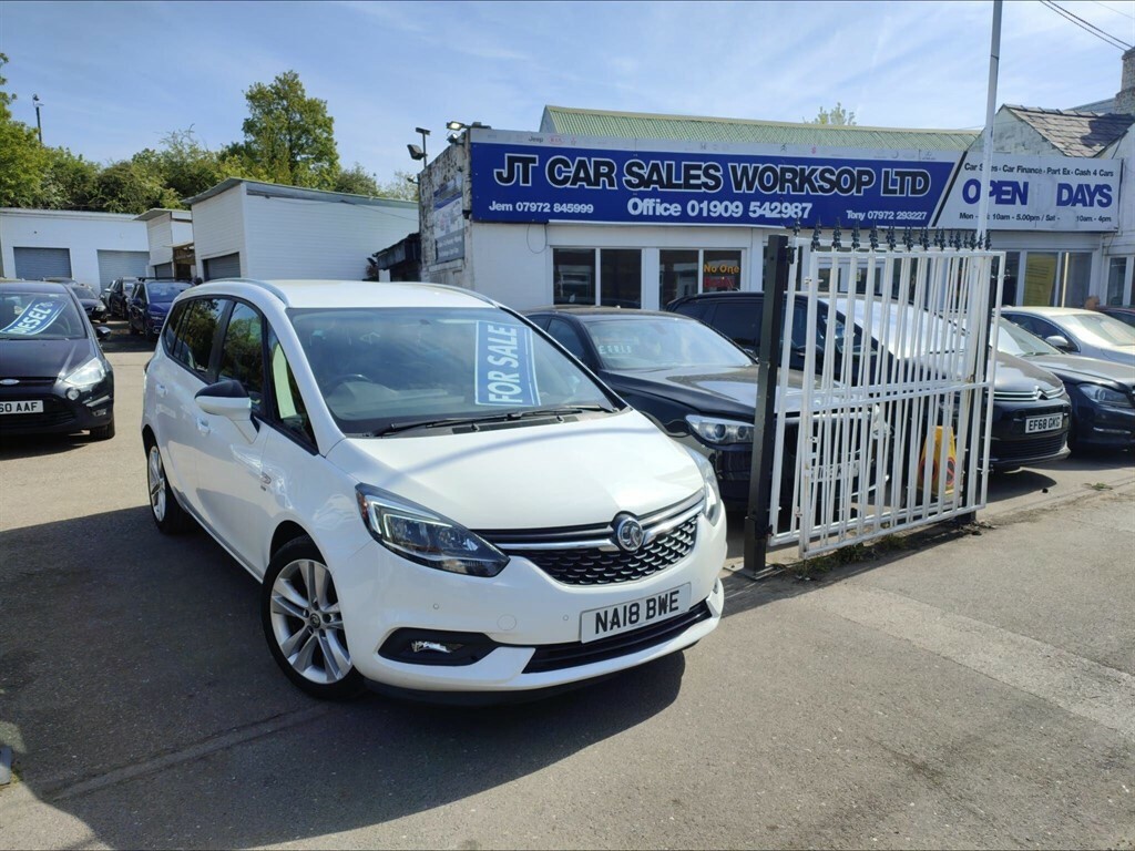 Vauxhall Zafira Tourer 1.4I Turbo Sri Nav Euro 6 White