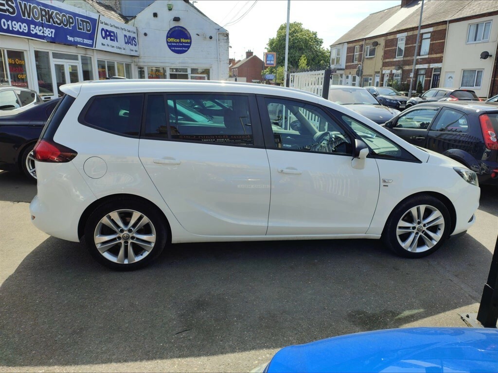 Vauxhall Zafira Tourer 1.4I Turbo Sri Nav Euro 6 NA18BWE White #3
