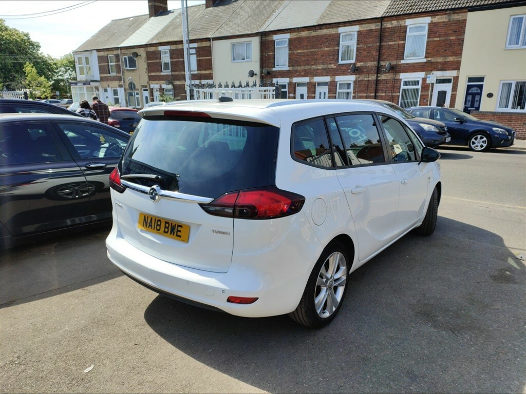 Vauxhall Zafira Tourer 1.4I Turbo Sri Nav Euro 6 NA18BWE White #4