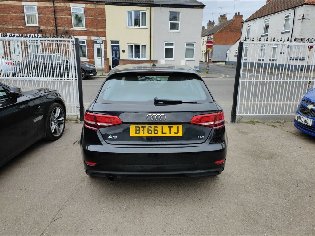 Audi A3 1.6 Tdi Se Sportback Euro 6 Ss BT66LTJ Black #5
