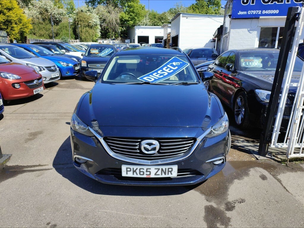 Mazda 6 2.2 Skyactiv-d Sport Nav Tourer Euro 6 Ss PK65ZNR Blue #2