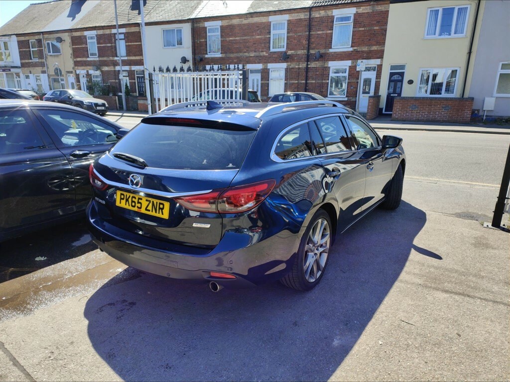 Mazda 6 2.2 Skyactiv-d Sport Nav Tourer Euro 6 Ss PK65ZNR Blue #4