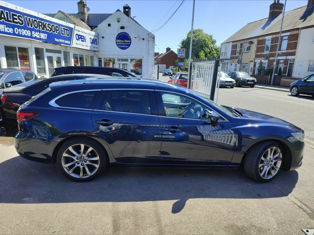 Mazda 6 2.2 Skyactiv-d Sport Nav Tourer Euro 6 Ss PK65ZNR Blue #5