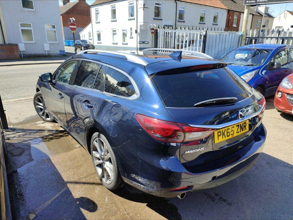 Mazda 6 2.2 Skyactiv-d Sport Nav Tourer Euro 6 Ss PK65ZNR Blue #3