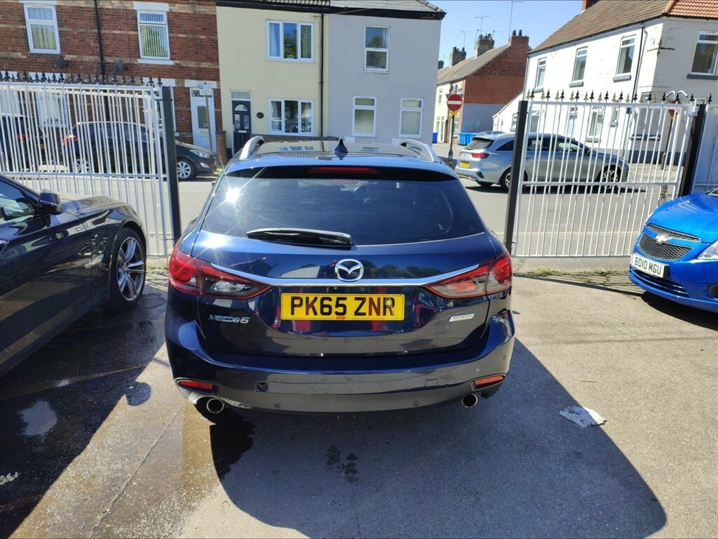 Mazda 6 2.2 Skyactiv-d Sport Nav Tourer Euro 6 Ss PK65ZNR Blue #6
