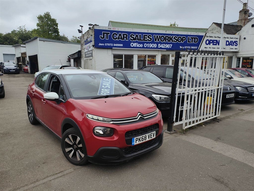 Citroen C3 1.2 Puretech Feel Euro 6 PK68VEV Red #2