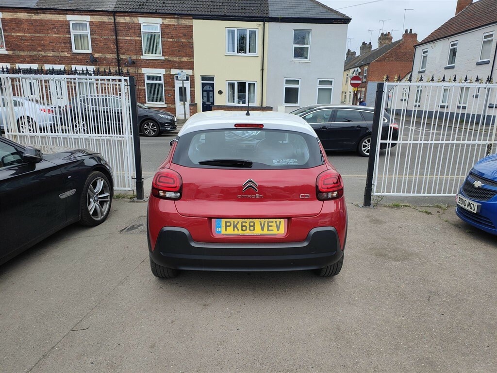 Citroen C3 1.2 Puretech Feel Euro 6 PK68VEV Red #5