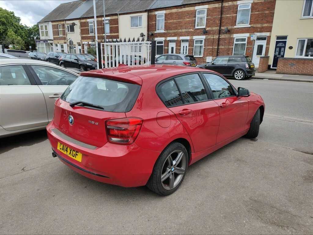 BMW 1 Series 2.0 116D Sport Euro 5 Ss CA14XGF Red #4