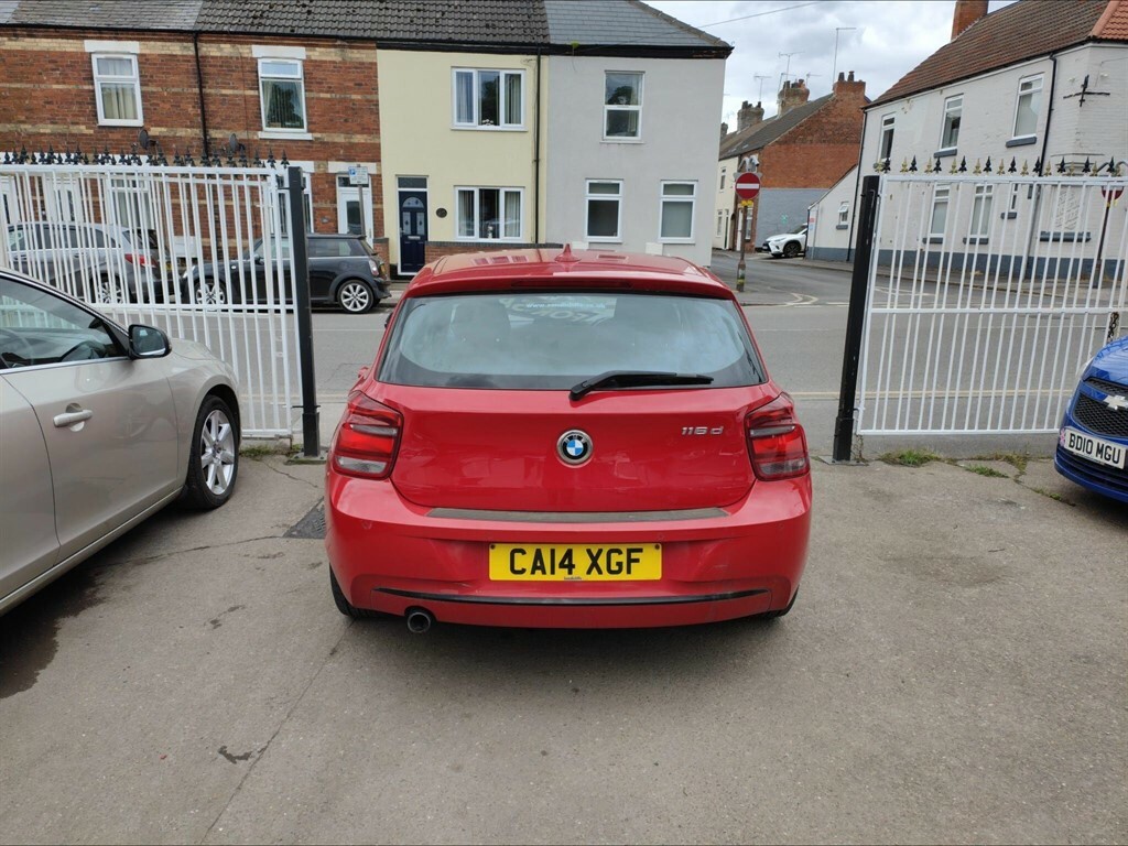 BMW 1 Series 2.0 116D Sport Euro 5 Ss CA14XGF Red #6