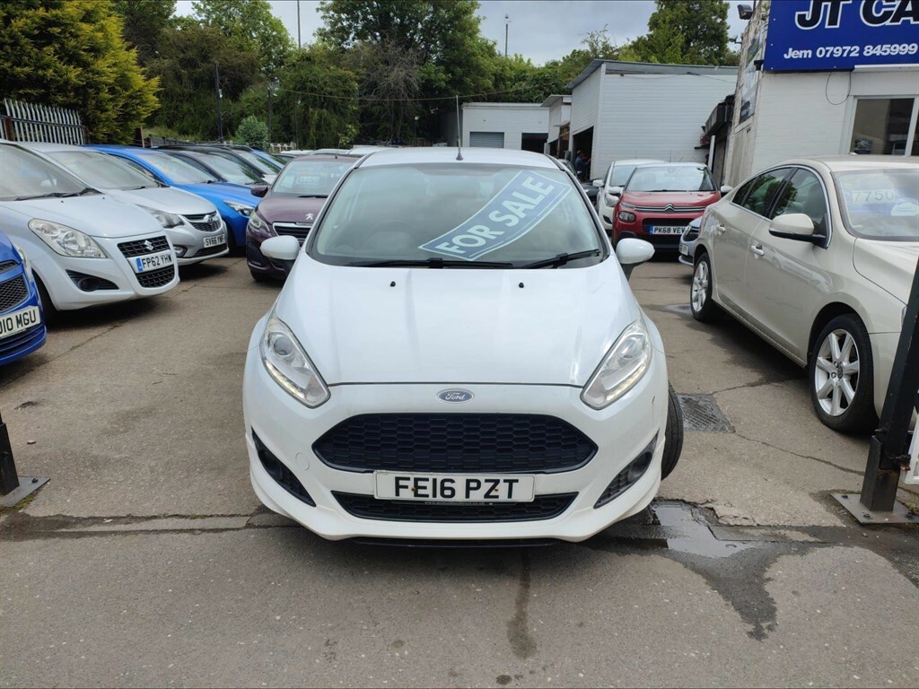 Ford Fiesta 1.0T Ecoboost Zetec S Euro 6 Ss FE16PZT White #2