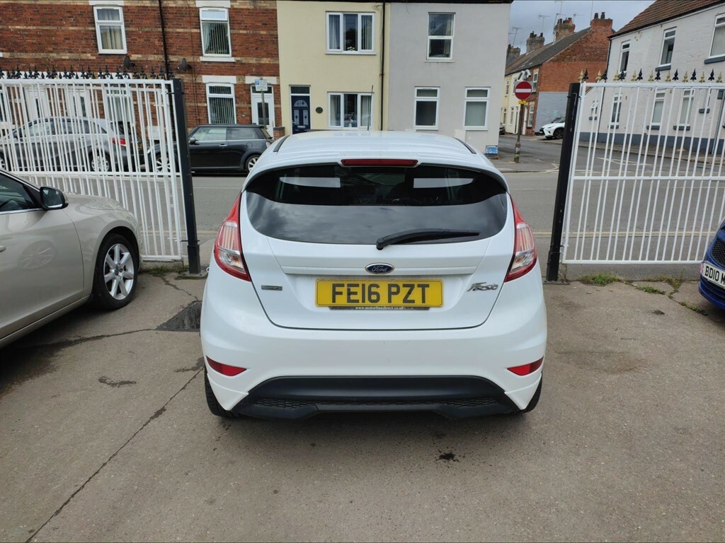 Ford Fiesta 1.0T Ecoboost Zetec S Euro 6 Ss FE16PZT White #5
