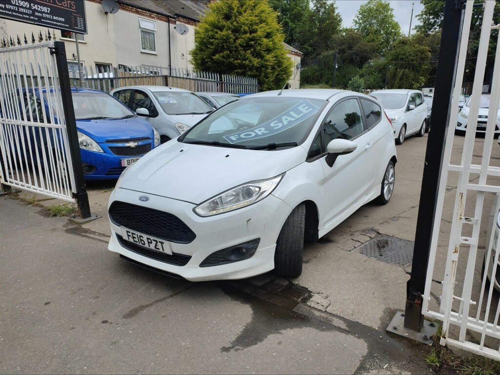 Ford Fiesta 1.0T Ecoboost Zetec S Euro 6 Ss FE16PZT White #3
