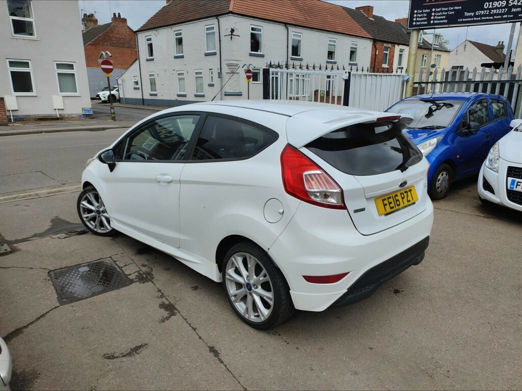 Ford Fiesta 1.0T Ecoboost Zetec S Euro 6 Ss FE16PZT White #6