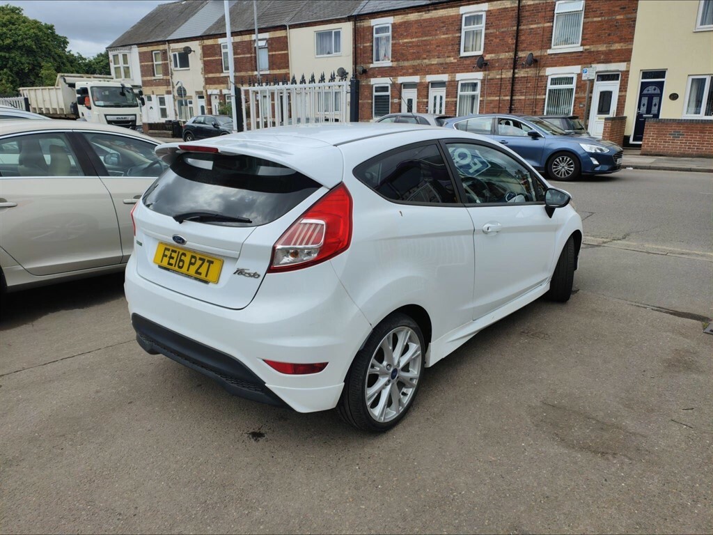 Ford Fiesta 1.0T Ecoboost Zetec S Euro 6 Ss FE16PZT White #4