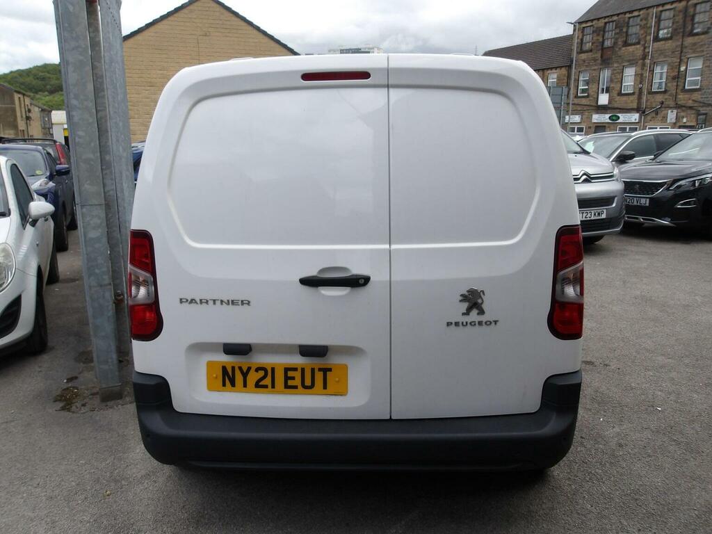 Peugeot Partner 1.5 Bluehdi 1000 Professional Standard Panel Van S NY21EUT White #4