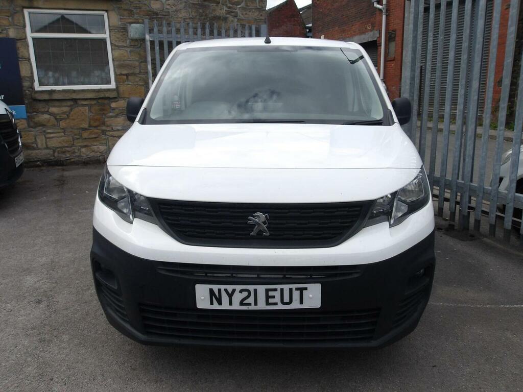 Peugeot Partner 1.5 Bluehdi 1000 Professional Standard Panel Van S NY21EUT White #2